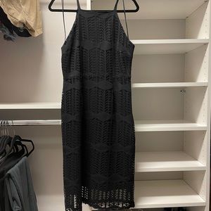 Nordstrom black lace dress.